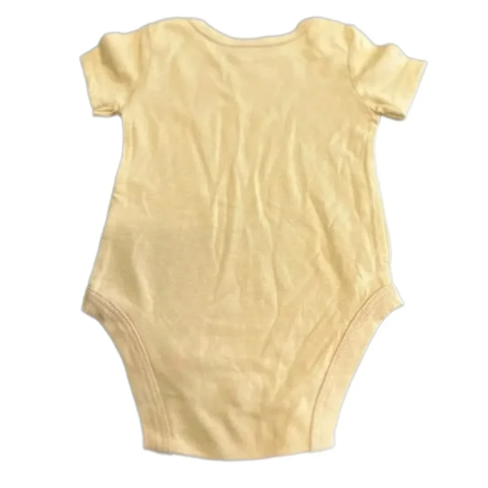 NWOT Disney Baby Peter Rabbit Bodysuit Yellow Bunny Short Sleeve Multiple Sizes